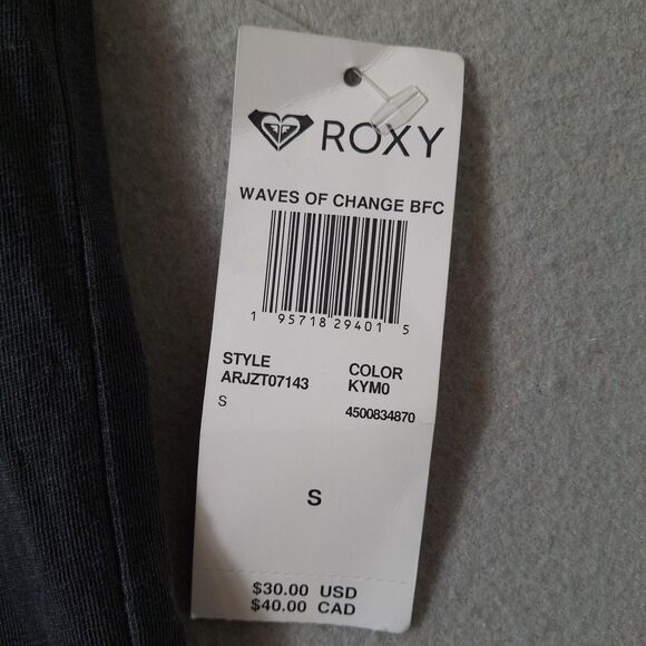 ROXY Waves Of Change T-Shirt Women’s Small Short Sleeve Graphis Print NWT - Picture 3 of 7
